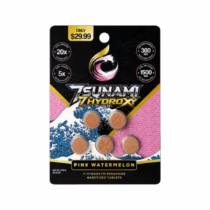 7sunami 7OH Kratom Extract Tablets Pink Watermelon 1500mg – 5ct (300mg/tab)