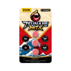 7sunami Kratom Extract Tablets Cherry 900mg – 3ct (300mg/tab)